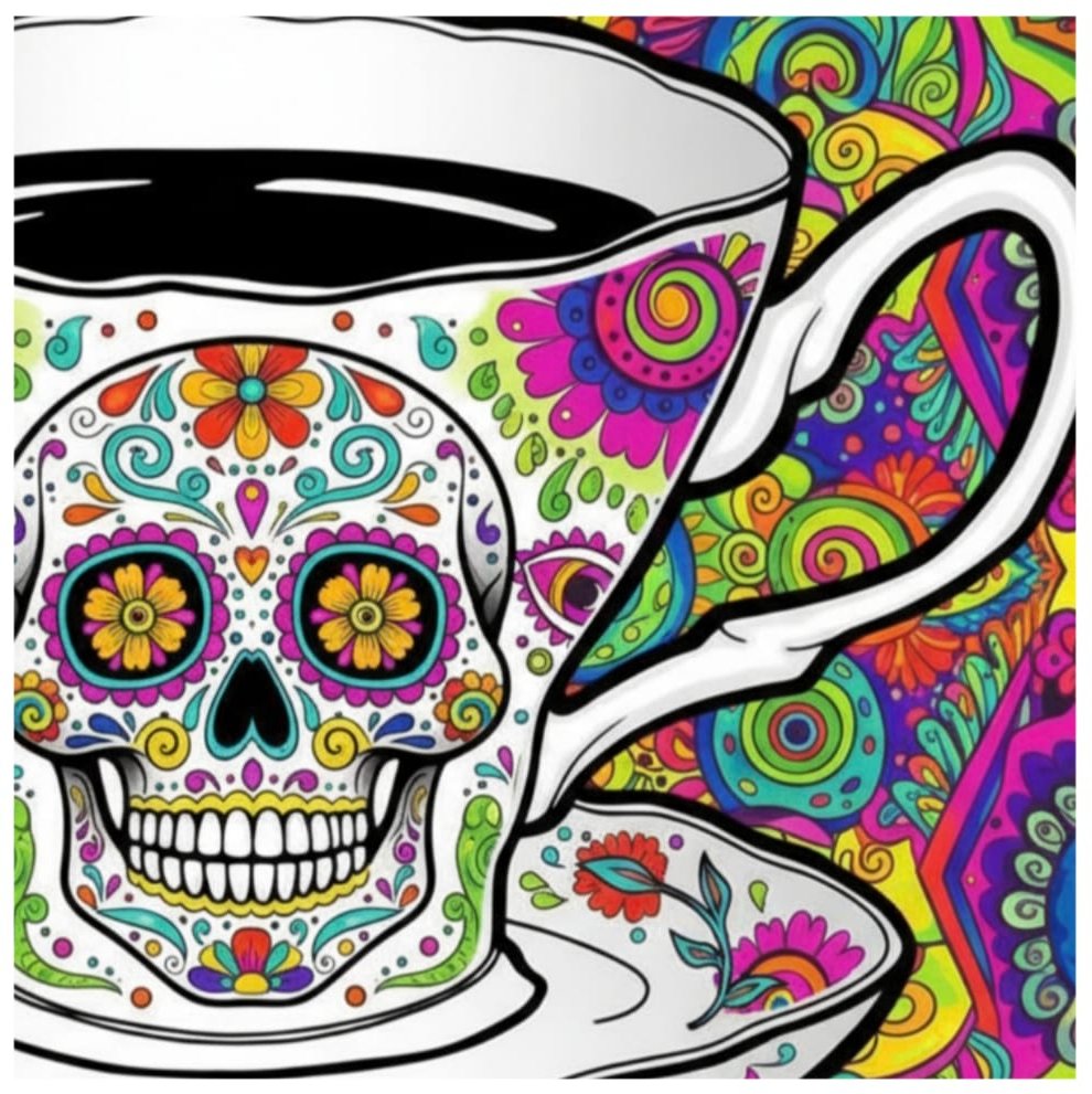 Ilustración sobre qué no es un Death Café