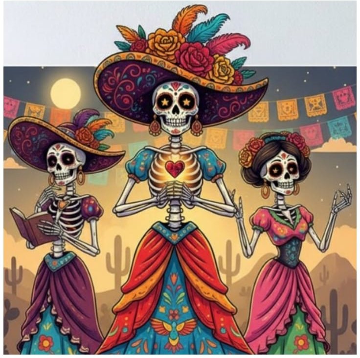 Ilustración sobre el tabú social de la muerte