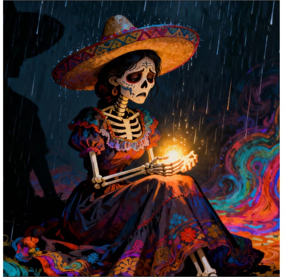 Ilustración sobre trastornos mentales y la muerte